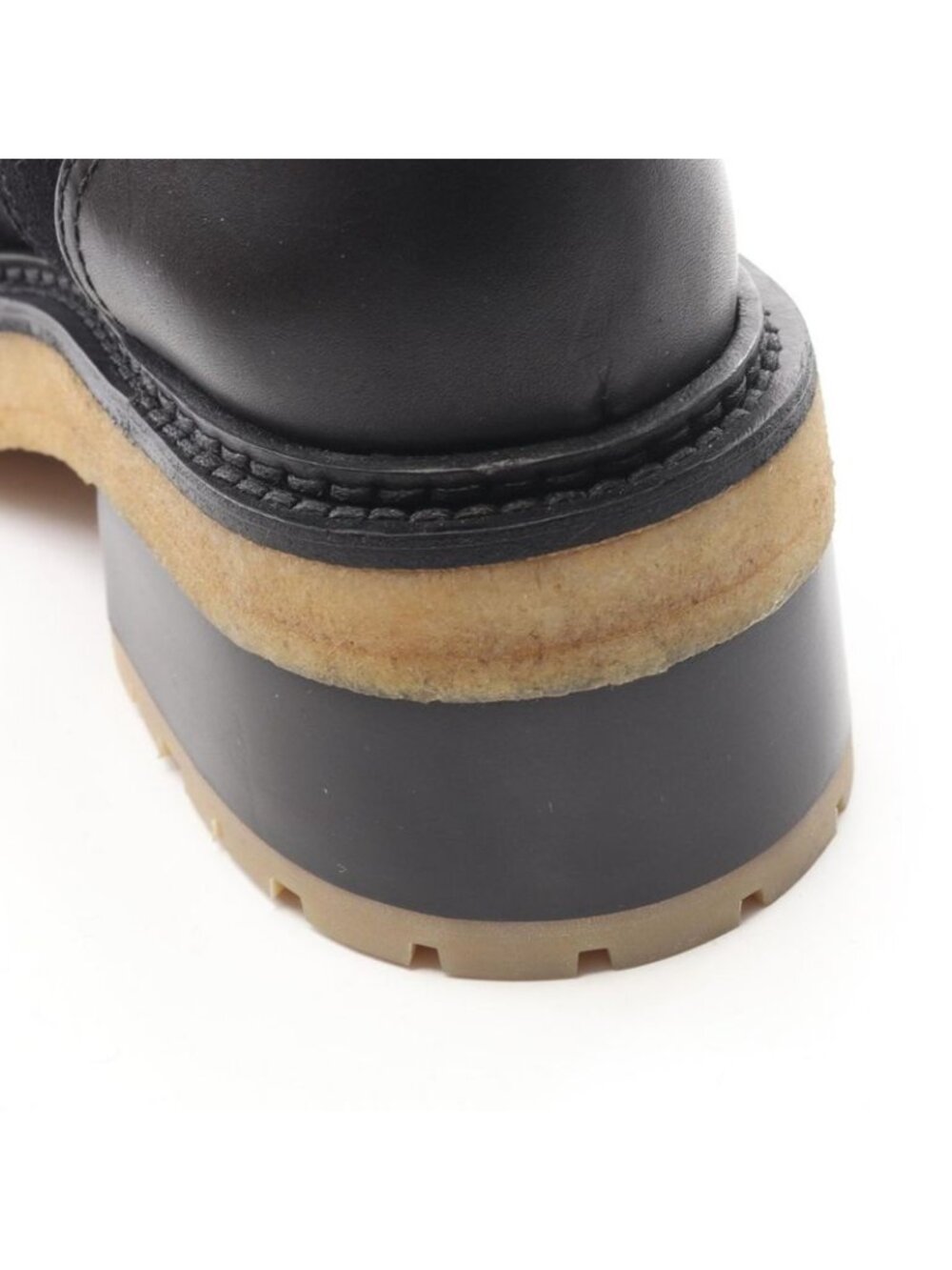 Chanel Boots CC Logo Suede Leather - Picture 9 of 10